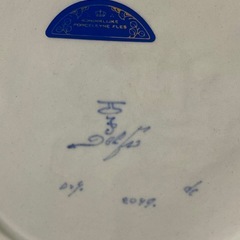 【美品】オランダ　ロイヤルデルフト焼　帆船　2枚セット　手描き　レアの画像