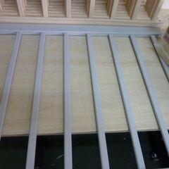 G2　未使用/新品　訳あり特価　ベビーサークル 天然木 ジョイント式 高さ56cm 幅160cm 8枚セット 木製 ナチュラルの画像