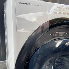 設置無料　分解洗浄済　SHARP ドラム洗濯機　　ES S7Dの画像