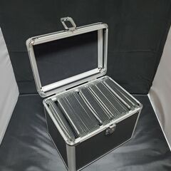 ★CD＆DVD収納BOX★　120枚　鍵付きの画像