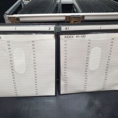 ★CD＆DVD収納BOX★　120枚　鍵付きの画像