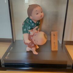 博多人形　子供の元気な「馬跳び」　の画像