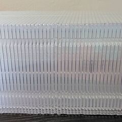 スリムCD/DVD/BDケース 1枚収納×50枚セット 厚さ約5mm薄型タイプ クリアの画像