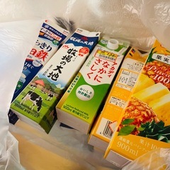 空の牛乳パック 45本 工作等の画像