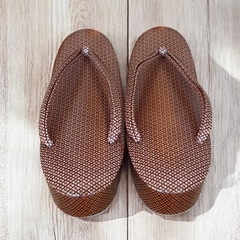 和柄 草履 23cm 鼻緒草履 柳印 3.5cm台 日本製 和装の画像