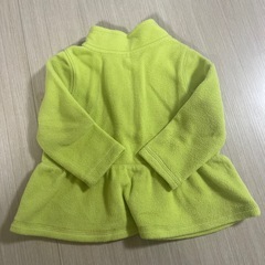 GAP 黄緑　フリース トップス 80㎝の画像