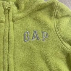 GAP 黄緑　フリース トップス 80㎝の画像