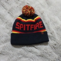 SPITFIRE ニット帽 ビーニー ポンポン付き スケボー ストリートの画像