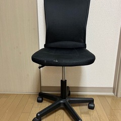 【中野で受渡】オフィスチェア(メッシュ素材／ブラック)の画像