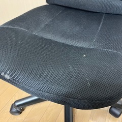 【中野で受渡】オフィスチェア(メッシュ素材／ブラック)の画像