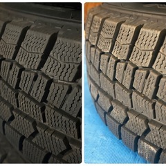 ア) 超バリ山 DUNLOP WINTER MAXX WM02 ダンロップ ウインターマックス ダブルエムゼロツー 175/70R14 84Q スタッドレスタイヤ 4本　冬タイヤの画像