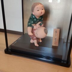 博多人形　子供の元気な「馬跳び」　の画像