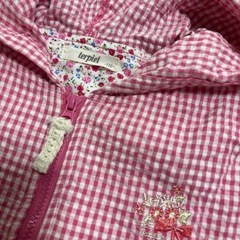 ピンクのチェック柄　　120の画像