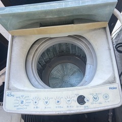 古い洗濯機の画像