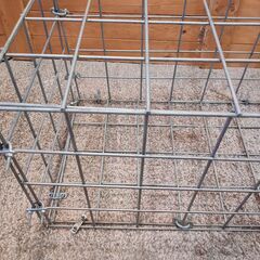 ガビオン/蛇籠 Ｕ字器具U字金物 ストーンボックス（6面分解できる）の画像