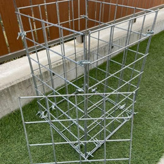 ガビオン/蛇籠 Ｕ字器具U字金物 ストーンボックス（6面分解できる）の画像