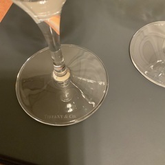 ティファニー　ワイングラス　2脚セットの画像