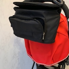 ベビーカー　アップリカ ハイシートベビーカーエアリア レッドの画像