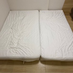 無印良品！脚付マットレス・ポケットコイル・セミダブルの画像