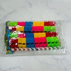 48個 ホイッスル プラスチック 運動会　　応援　審判　パーティー　イベントの画像