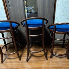 ハイチェア３脚の画像