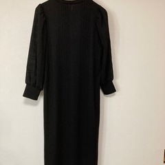 HK WORKS LONDON ワンピース　黒　L 中古美品の画像