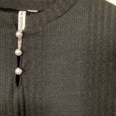 HK WORKS LONDON ワンピース　黒　L 中古美品の画像