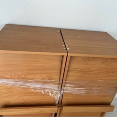 カラーボックス（茶色）の画像