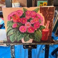 おじいちゃんが書いた油絵　一枚100円の画像