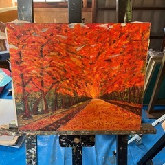 おじいちゃんが書いた油絵　一枚100円の画像