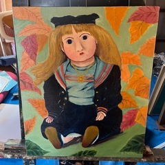 おじいちゃんが書いた油絵　一枚100円の画像