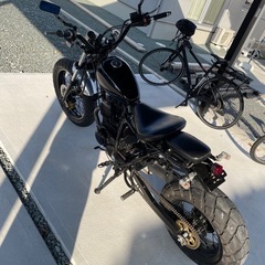 TW200フルカスタム実動車の画像