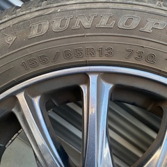 ハイゼット　155/65R13スタッドレスタイヤ　ホイール付4本セットの画像