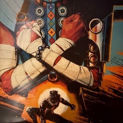 ブラックパンサー シュリポスター　marvel 新品A2サイズの画像