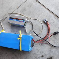 ジャンクバッテリーと充電器のセット1の画像