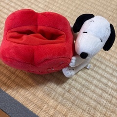 スヌーピー　小物入れ　ぬいぐるみの画像