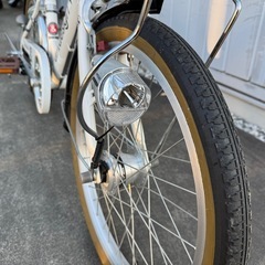 子供用自転車　20インチ 6段変速 オートライト　ガレージ保管の画像