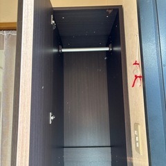 ニトリ　全身ミラー付きクローゼット　の画像