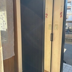 ニトリ　全身ミラー付きクローゼット　の画像