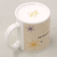 未使用保管品 COACH ノベルティ マグカップ 口径7cm 星柄 宇宙 札幌市 清田区 平岡の画像