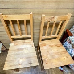 椅子2脚セットの画像