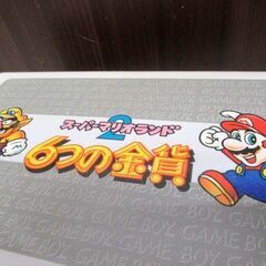 任天堂 Nintendo ゲームボーイ GAME BOY スーパーマリオランド2 6つの金貨 収納ケース 当時物 レトロ 現状品 苫小牧西店の画像