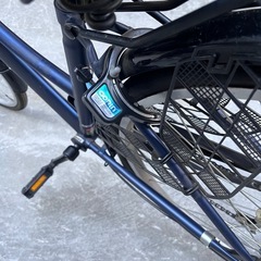 自転車/27インチ/ネイビーの画像