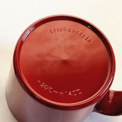 未使用★ディズニー　ミッキー＆ミニー　鹿野漆器　蓋付きペアマグカップ　電子レンジ、食洗機使用可の画像