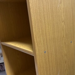 棚 木目調  2つ 三段ボックスの画像