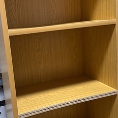 棚 木目調  2つ 三段ボックスの画像