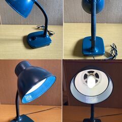 【中古/長期保管品/お引取り限定】■白熱灯スタンド■DESK BRIGHT■TWINBIRD（ツインバード）■台座変形アリ■の画像