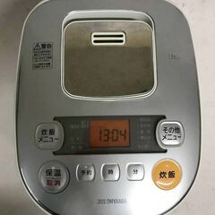 【北見市発】アイリスオーヤマ IRISOHYAMA IHジャー炊飯器 ERC-IE50-W 2020年製 5.5合 ホワイト (E3810wYM)の画像