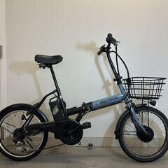 『配送可』ＰＥＬＴＥＣＨペルテック ＴＤＮ－２０８Ｌ折りたたみ電動アシスト自転車の画像