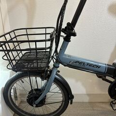 『配送可』ＰＥＬＴＥＣＨペルテック ＴＤＮ－２０８Ｌ折りたたみ電動アシスト自転車の画像